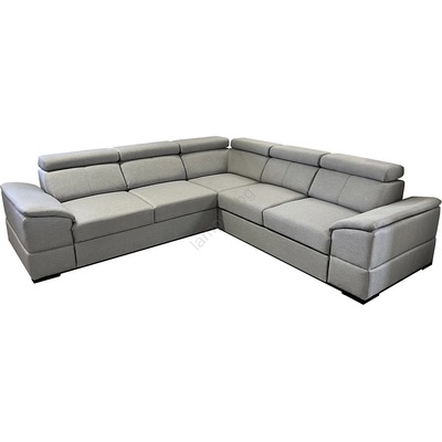 MEBLEDOMI Универсална ъглова разтегателна холна гарнитура с място за съхранение granada бежова (me00007)