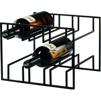 Philippi Стойка за вино за кухненски плот CUBO 28 см, черна, Philippi (PHP236005)