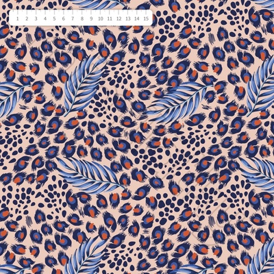 Softshell leopard s peříčky by mimi