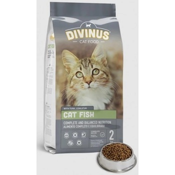 DIVINUS cat fish - балансирана суха храна за пораснали котки от всички породи, 20 кг - Португалия