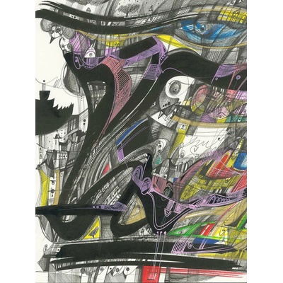 Luka Brase – City Skeleton, 2023, 30x20cm