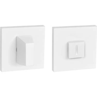 Rozeta ku kľučke MPK - Rozeta - HR SQ6 BIM - biela matná (WHITE) | MP-KOVANIA.sk