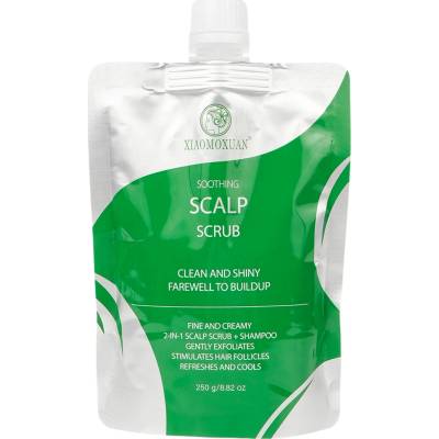 Xiaomoxuan 2-IN-1 Scalp Scrub and Shampoo Čistiaci peelingujúci šampón 250 ml