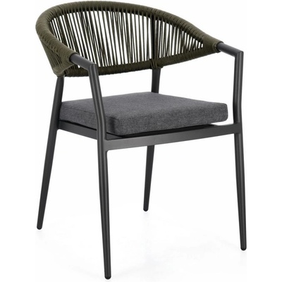 Bizzotto Millor ja60/ЗЕЛЕН СТОЛ С ПОДЛАКЪТНИЦИ (0666056)