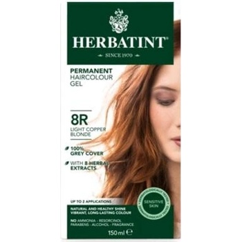 Herbatint permanentná farba na vlasy svetle medená blond 8R 150 ml