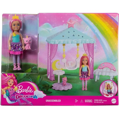 Barbie Dreamtopia Chelsea Hrací sada s koťátkem