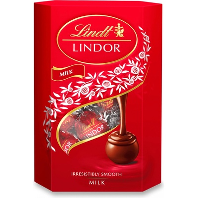 Lindt Lindor Milk čokoládové pralinky mléčné 137 g