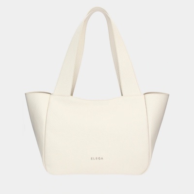 Shopper Ivory offwhite/stříbro