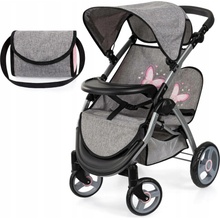 DeCuevas 90378 Skládací pro dvojčata panenky s taškou Verona 2024 72 cm