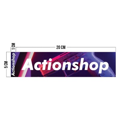 Samolepka "P10" Actionshop