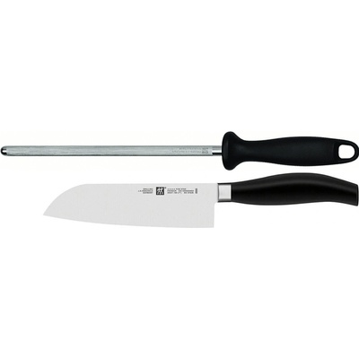 Zwilling Five Star set 2 ks nůž Santoku ocílka 30121-000