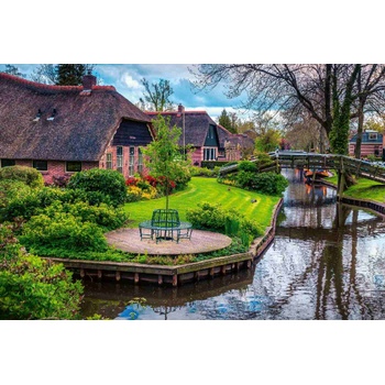 DIMEX ART s. r. o Флизелинов фототапет холандски къщи 375 x 250 см