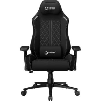LORGAR CHA41, Ergonomic Gaming Chair Advanced, premium anti-stain fabric, Black/white (LRG-CHA41-BK-WH)