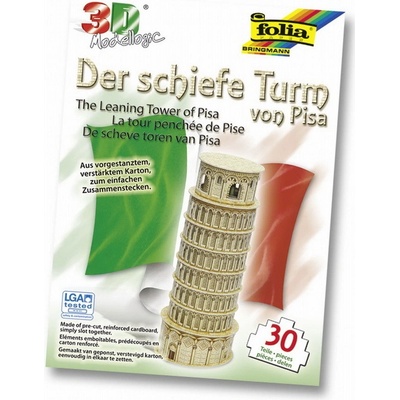 Folia 3D puzzle Šikmá veža v Pise, 30 ks