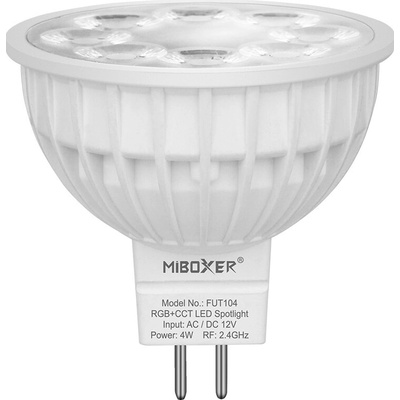 Miboxer LED stmívatelná žárovka MR16, RGB+CCT, 4W, 2.4GHz, FUT104