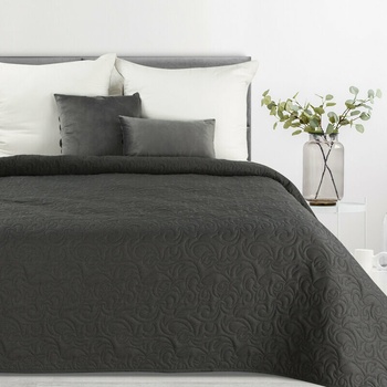 Takoy PREMIUM prehoz na posteľ prešívaný z látky imitujúcej ľan-HF-459138 220 x 240 cm