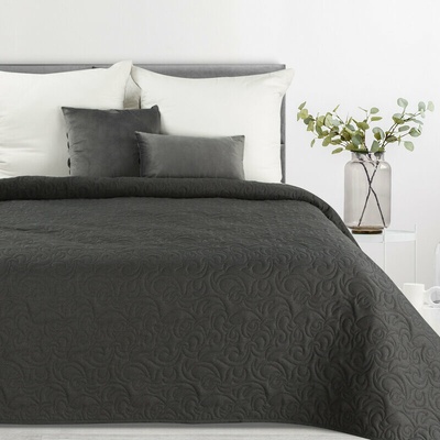 Takoy PREMIUM prehoz na posteľ prešívaný z látky imitujúcej ľan-HF-459138 220 x 240 cm