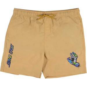 SANTA CRUZ Бански гащета Santa cruz Holo hand swimming shorts - Beige (Parchment Holo)