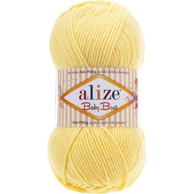 Alize příze Baby Best 250 pastelově žlutá