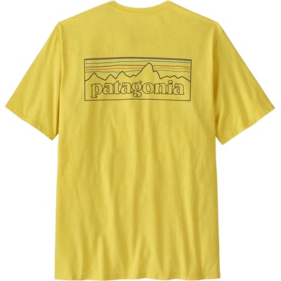 Patagonia Мъжка тениска Patagonia P-6 Logo Responsibili-Tee T-shirt - P-6 Outline: Lemon Zest (016-7143-4212)