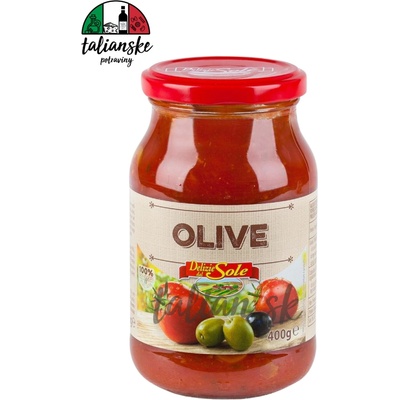 Delizie dal Sole Omáčka na cestoviny s olivami 400 g