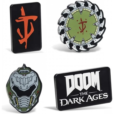 Gaya Entertainment Magnet DOOM - Icons (4 ks)