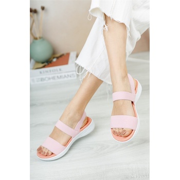 Riccon Дамски сандали 0012600 - Пудра #325823 (325823_Пудра)