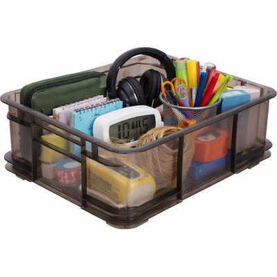 Keeeper Úložný box pro domácnost i dílnu 20,5 l 43 x 35 x 17,5 cm, kouřový