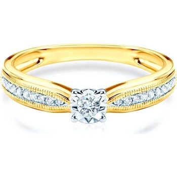 Image 1 of SAVICKI Годежен пръстен Savicki: двуцветно злато, диаманти