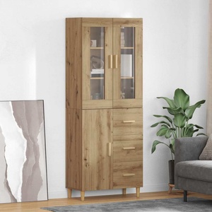 vidaXL Висок шкаф Дъб 34, 5 x 34 x 180 см Инженерна дървесина (3415998)