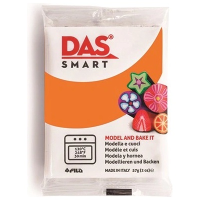 DAS Пластелин DAS Smart за печене и моделиране 57 г оранжев 321006 (321006)