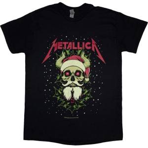 Metallica Santa Horns Black M Риза (METTS102MB02)