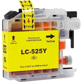 Compatible BROTHER LC525Yellow XL съвместима мастилница Жълта (BROTHER LC525Yellow XL)