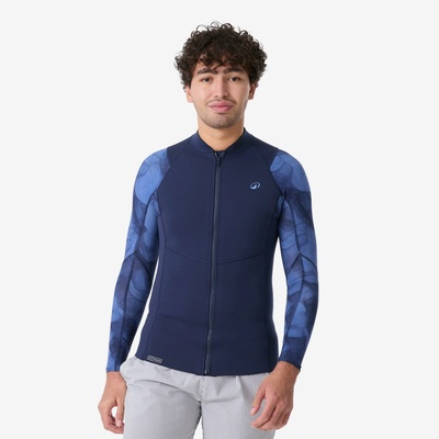 DECATHLON Yulex 1,5 mm modro‑čierny Pánsky top