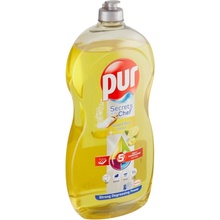 Pur Secrets of the Chef Soda Effect Lemon přípravek na ruční mytí nádobí 1200 ml