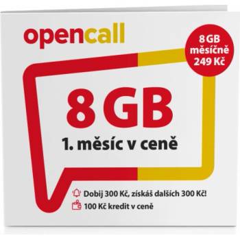 O2 Předplacená karta OpenCall