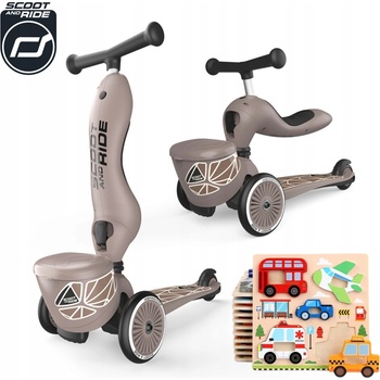 Scoot & Ride Highwaykick 1 Hnědá