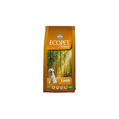 Ecopet Natural Пълноценна храна за кучета в зряла възраст ecopet natural lamb 12 kg (pep120003s)