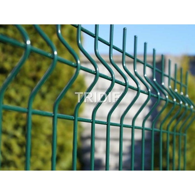 Panel 3D zelený (zinek+komaxit) / průměr drátů 4,0 mm / délka 2500 mm – Hledejceny.cz