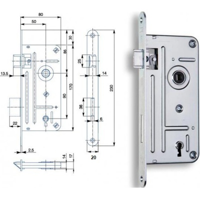 Hobes 548A BB 90/80mm P/L