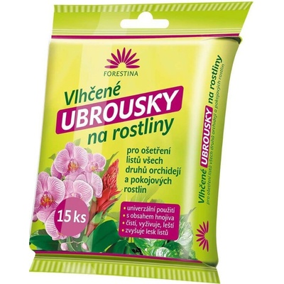 Forestina Vlhčené utierky na rastliny 15 ks