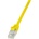 LogiLink Пач кабел Econline, Cat. 6, U/UTP, жълт, 2 м