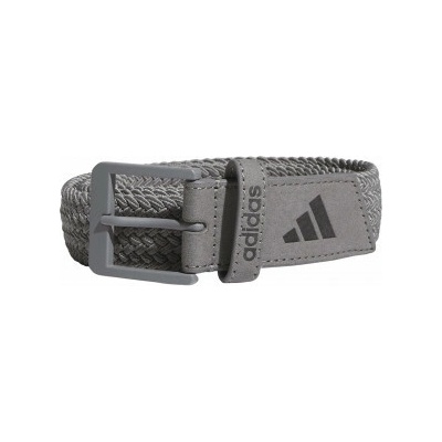 adidas Golfový pásek Braided Stretch Šedá