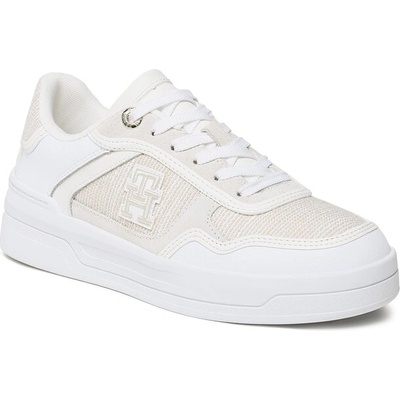 Tommy Hilfiger Сникърси Tommy Hilfiger Th Woven Basket Sneaker FW0FW07289 White YBS (Th Woven Basket Sneaker FW0FW07289)