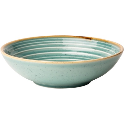 Tanier hlboký Spiral Sand tyrkysový 19,5 cm – Gaya