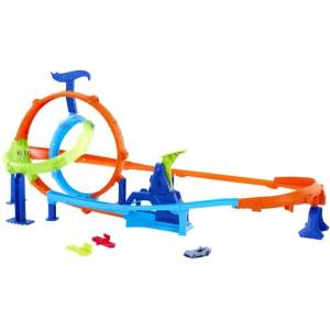 Mattel Hot Wheels Stunt Tracks Rapid Launch Cyclone (JHK73)