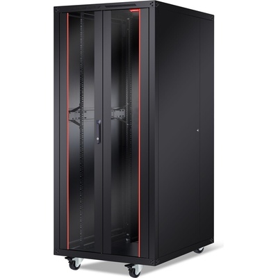 Formrack Комуникационен шкаф Formrack 19" Free standing rack 42U 800/1000mm, height: 2096 mm, loading capacity: 600 kg, front tempered gl (BETA-42U80100)