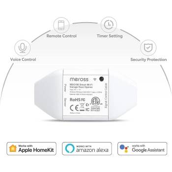 Meross Смарт контролер за гаражна врата Meross (HomeKit)