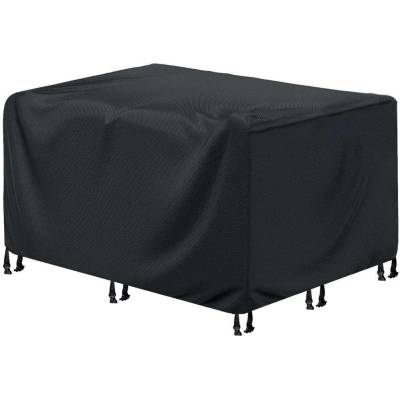 Springos Покривало за градинска мебел, водоустойчиво, с UV защита, 152x104x71см, черно (GA2165)