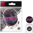 Delphin Fluorocarbon BOMB! s obratlíkom a karabínkou 35 cm 9 kg 2 ks